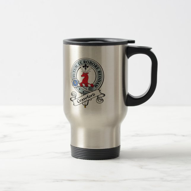 Mug De Voyage Le clan de Crawford Badge (Droit)