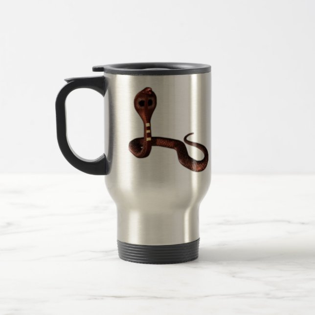 Mug De Voyage Le Cobra, Serpent Mortel (Gauche)