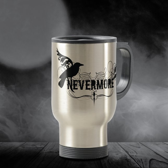 Mug De Voyage Le Corbeau noir plus que jamais (Créateur téléchargé)