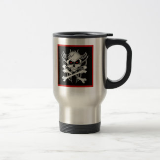 Mug De Voyage Le crâne et les os croisés de la mort