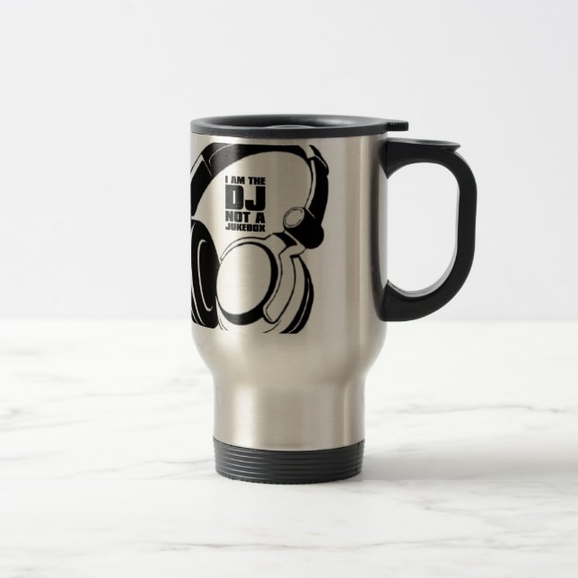 MUG DE VOYAGE LE DJ KLASH-GEAR - LE DJ AUCUNES DEMANDES (Droit)