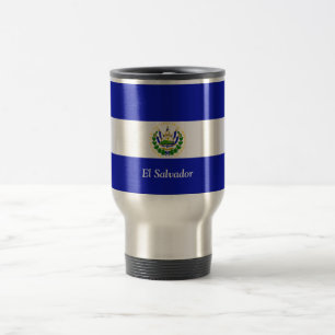 Mug De Voyage Le drapeau du Salvador.