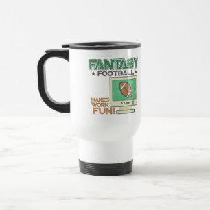 Mug De Voyage Le football d'imaginaire