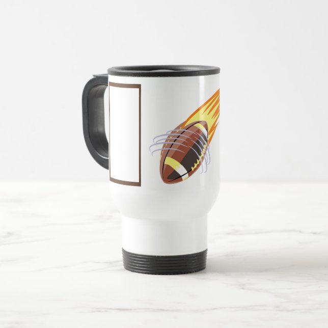 Mug De Voyage Le Football Flamboyant - (Devant gauche)