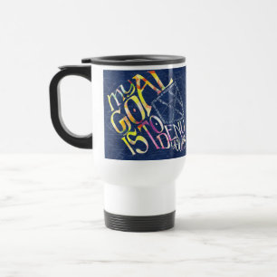 Mug De Voyage Le gardien de hockey Ma typographie de but