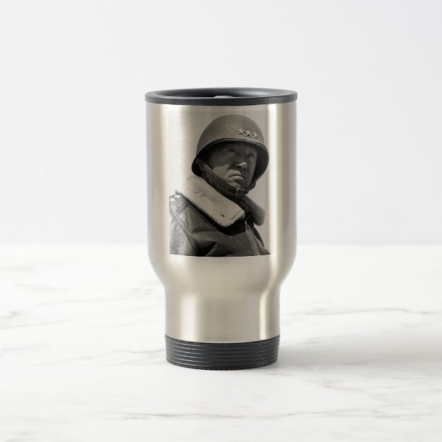 Mug De Voyage Le Général George Patton -- 2ÈME GUERRE MONDIALE (Centre)