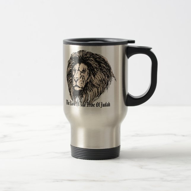 Mug De Voyage Le lion de la tribu de Judah, (Droit)