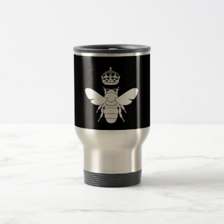 Mug De Voyage Le logo blanc de reine des abeilles… sont vous une