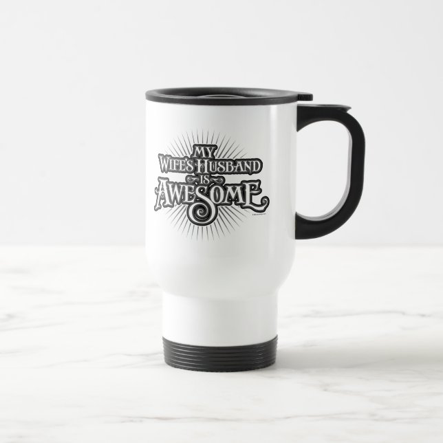 Mug De Voyage Le mari de ma femme est génial (Droite)