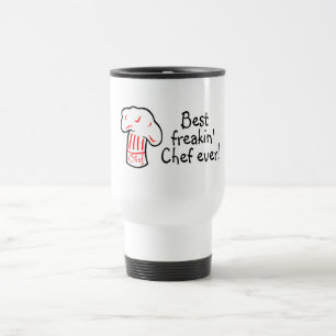 Mug De Voyage Le meilleur chef de Freakin jamais