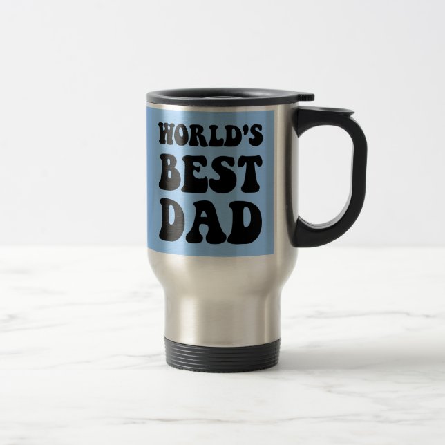 Mug De Voyage Le meilleur papa des mondes (Droit)