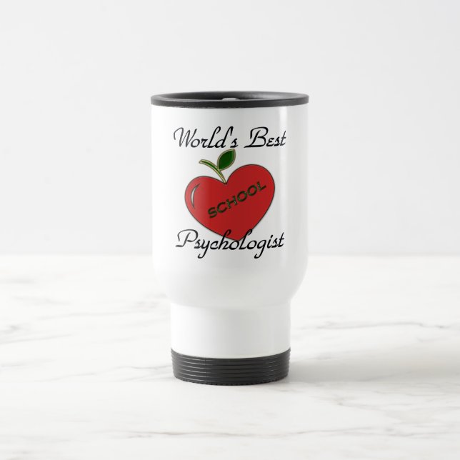 Mug De Voyage Le meilleur psychologue de l'école du monde (Centre)