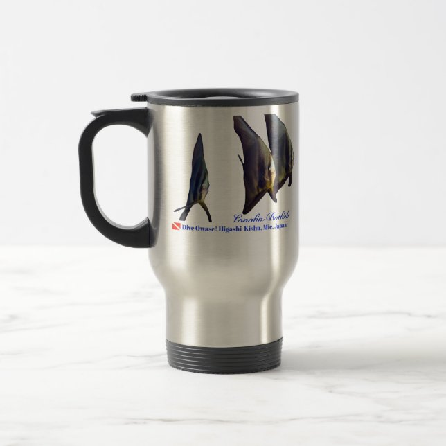 Mug De Voyage Le mignon poisson à nageoires longues (Gauche)