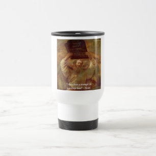 Mug De Voyage Le Moïse de Rembrandt & Citation Biblique