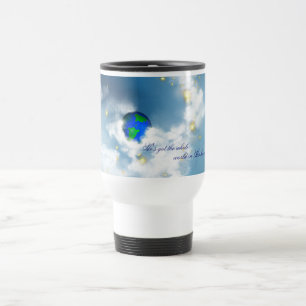 Mug De Voyage Le Monde Entier Dans Ses Mains