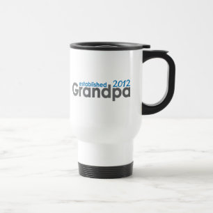 Mug De Voyage Le nouveau grand-papa a établi 2012