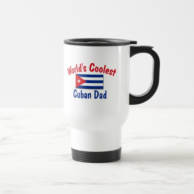 Mug De Voyage Le papa cubain le plus frais (Droite)
