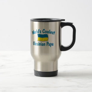 Mug De Voyage Le papa ukrainien le plus frais