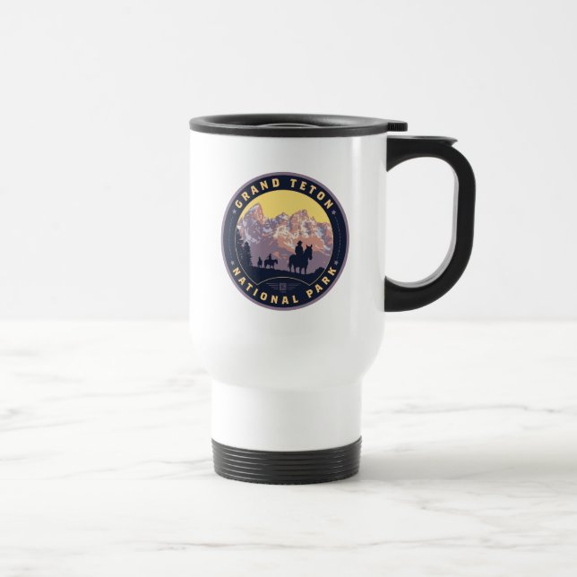 Mug De Voyage Le Parc national de Grand Teton (Droite)