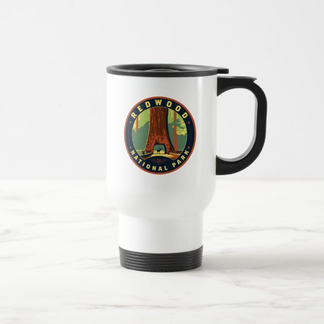 Mug De Voyage Le parc national de Redwood (Droite)
