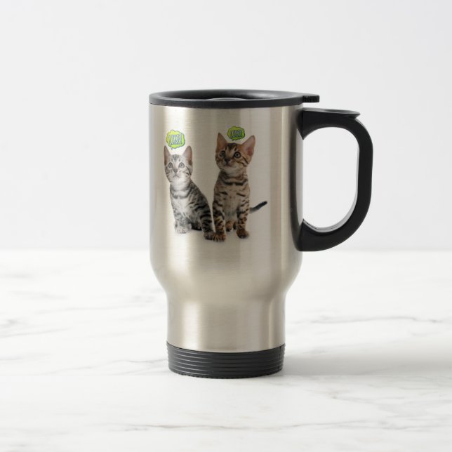 Mug De Voyage Le petit chaton Like (Droit)