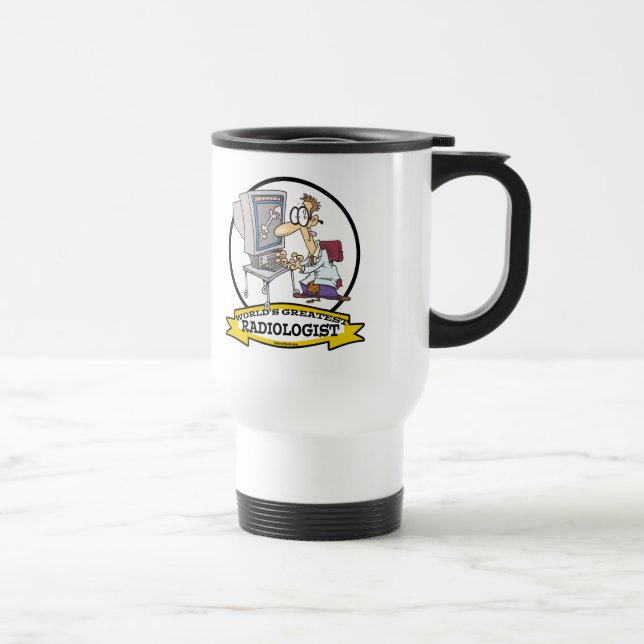 MUG DE VOYAGE LE PLUS GRAND DESSIN RADIOLOGISTE MONDIAL (Droite)