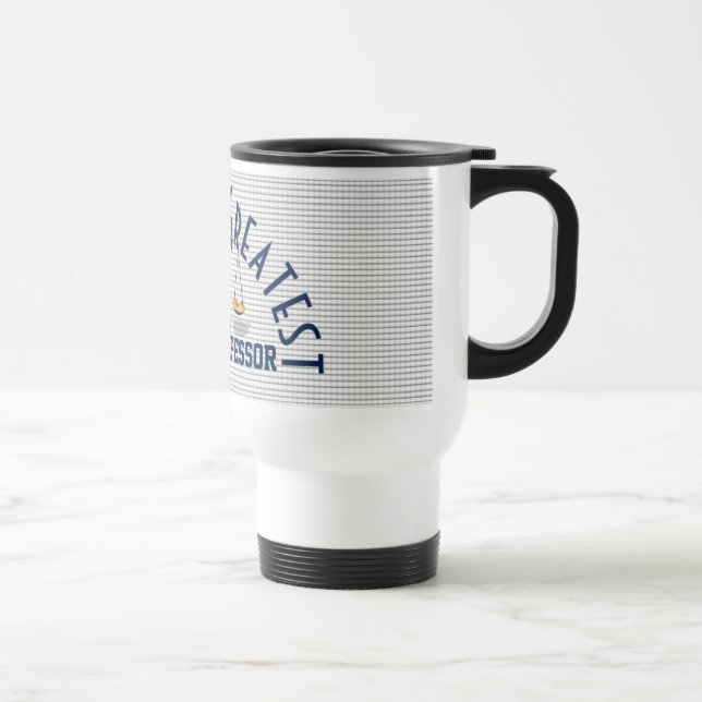 Mug De Voyage Le plus grand professeur de Droit du monde (Droite)