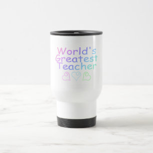 Mug De Voyage Le plus grand professeur des mondes (en pastel)