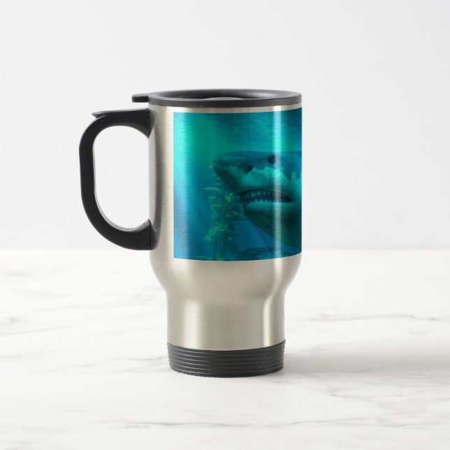 Mug De Voyage Le plus grand requin (Gauche)
