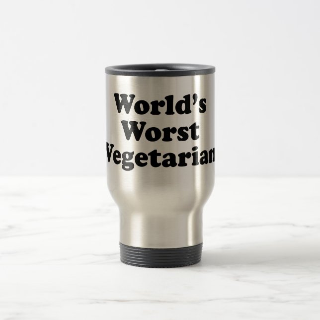 Mug De Voyage Le plus mauvais végétarien du monde (Centre)