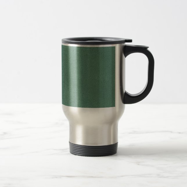 Mug De Voyage Le regard confortablement de la texture turquoise (Droit)