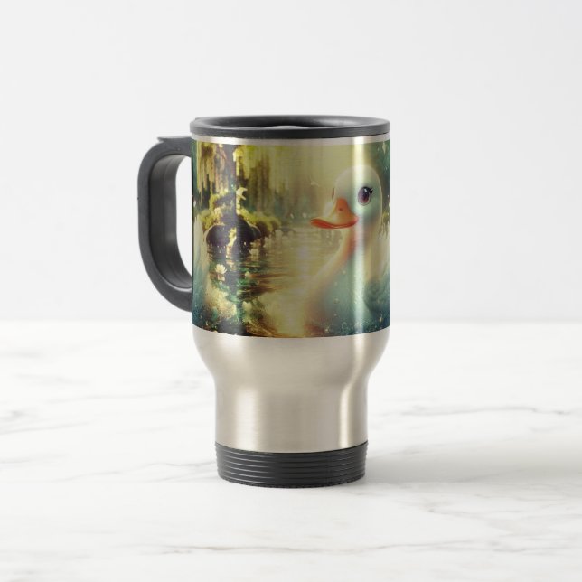 Mug De Voyage Le rêve des canards (Devant gauche)