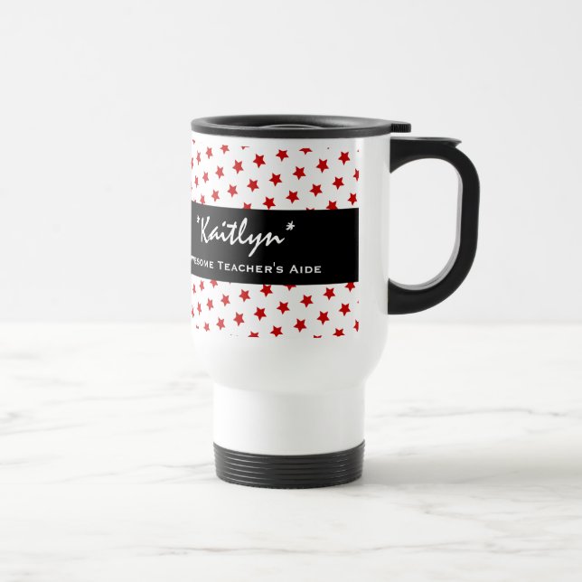 Mug De Voyage Le rouge de l'AIDE du PROFESSEUR impressionnant (Droite)