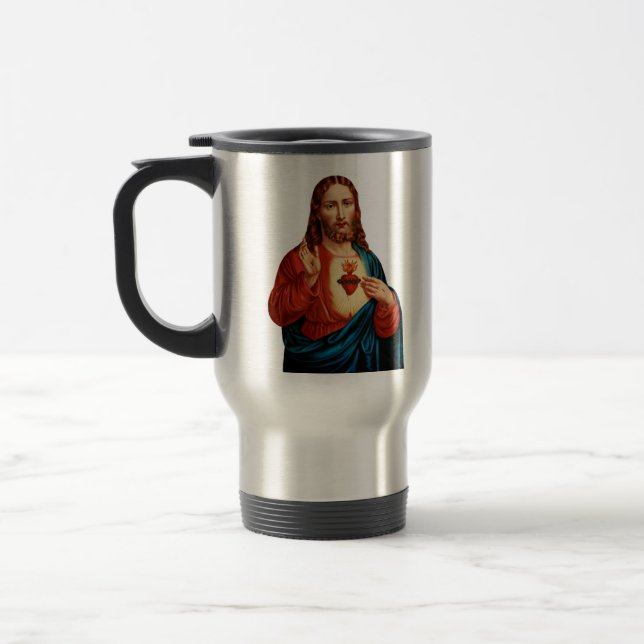 Mug De Voyage Le Sacré-Cœur de Jésus (Gauche)