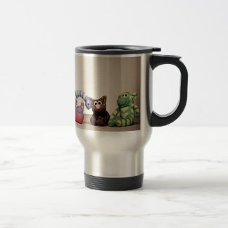 Mug De Voyage Le singe et les amis de chaussette ont isolé la