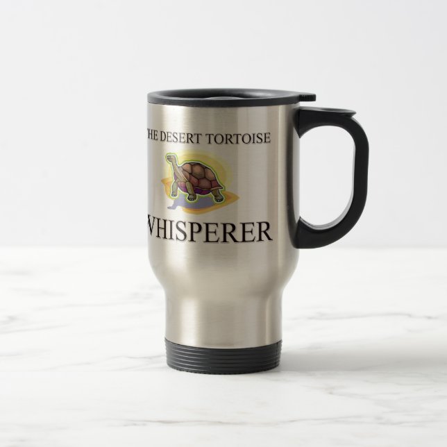 Mug De Voyage Le Whisperer de tortue de désert (Droit)