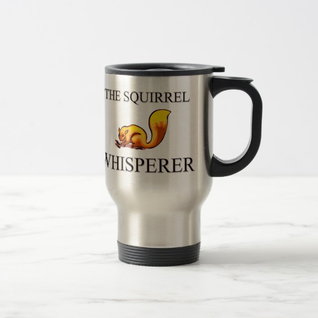 Mug De Voyage Le Whisperer d'écureuil (Droit)