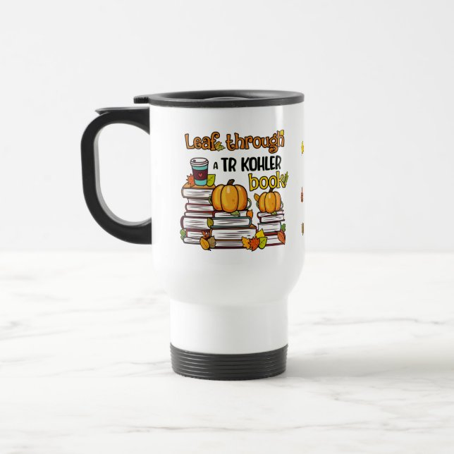 Mug De Voyage Leaf À Travers Un Livre TR Kohler (Gauche)