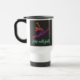 Mug De Voyage "Leap with Faith" (Sauter avec la foi)