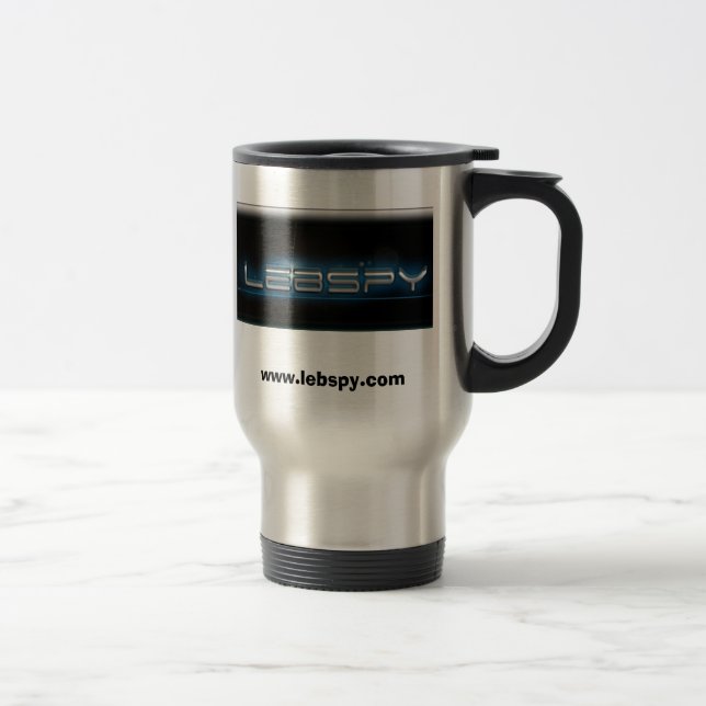 Mug De Voyage lebspylogoblue, www.lebspy.com (Droit)