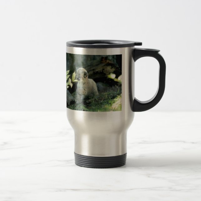 Mug De Voyage Léopard de neige CUB (Droit)