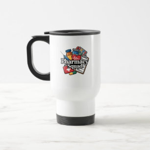 Mug De Voyage 'L'équipe de pharmacie'.