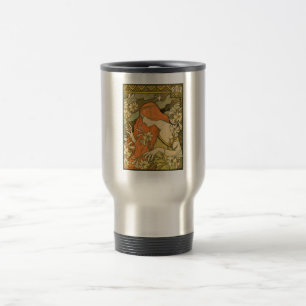 Mug De Voyage L'Ermitage French Nouveau Femme dans un champ de f