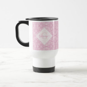Mug De Voyage Les Amateurs D'Art Déco Monogramme Préppent En Man