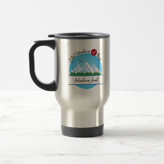 Mug De Voyage Les Aventures Attendent La Mug Voyage (Gauche)