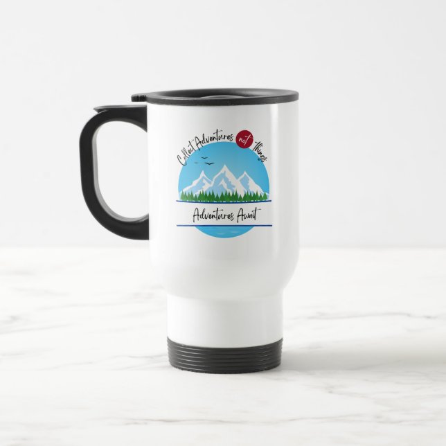 Mug De Voyage Les Aventures Attendent La Mug Voyage (Gauche)