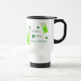 Mug De Voyage Les boissons de Jour de la Saint Patrick