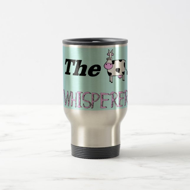 Mug De Voyage Les cadeaux de Whisperer de vache (Centre)