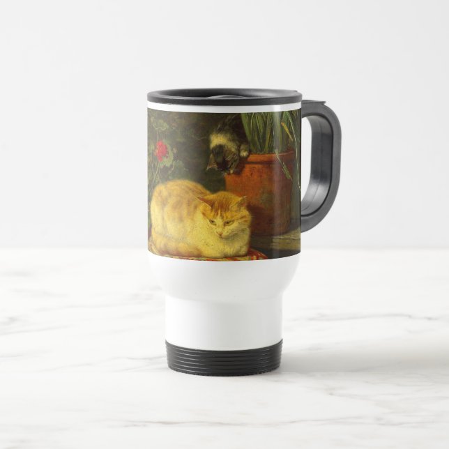 Mug De Voyage Les chatons en jeu (Devant droit)