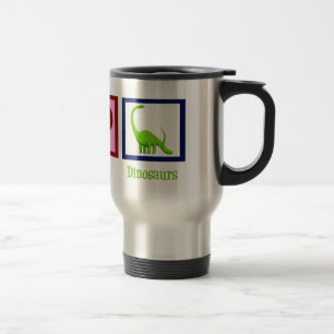 Mug De Voyage Les dinosaures de l'amour de la paix